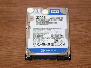 ★ 320GB ★ Western digital 【 WD3200BPVT 】 良品 ★494