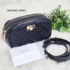 美品　MICHAEL KORS　マイケルコース　ラムスキン　ショルダーバッグ