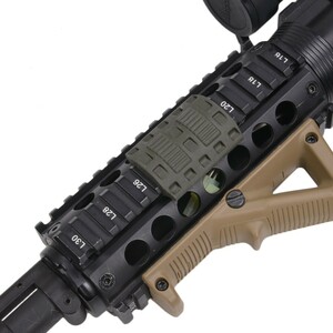 DLG TACTICAL レールカバー サーマルカバー ピカティニー 20mmレール対応 [ グリーン / 2インチ ]