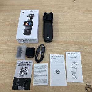 美品 DJI OSMO POCKET 3 1インチ CMOS ポケットジンバルカメラ ブラック OP9923 2023年製 デジタルカメラ