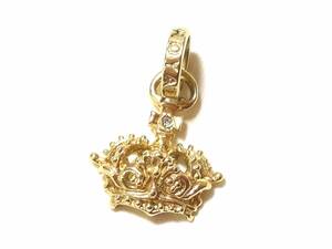 ☆豪華 K9 金 ゴールド 本物 正規品 ロイヤルオーダー Small Immaculate Crown w/ DIAMOND イマキュレイト クラウン ペンダントトップ ☆