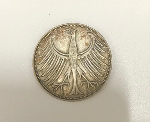 ドイツ5マルク銀貨1961年 ヨーロッパ イーグル