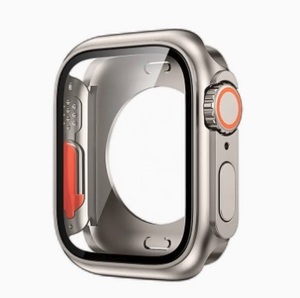 AppleWatch カバー アップルウォッチ ケース 45㎜ チタンカラー