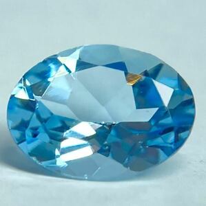 ◆天然アクアマリン1.083ct◆J約8.1×6.1mmルース 裸石 宝石 ジュエリー jewelry aquamarine ベリル BE5/BE5