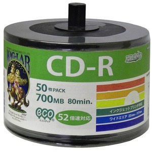 まとめ得 HI DISC CD-R 700MB 50枚エコパック データ用 52倍速対応 白ワイドプリンタブル 詰め替え用エコパック HDCR80GP50SB2 x [2個] /l