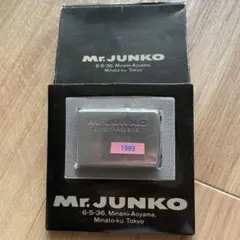 【USED美品】zippo 1989年 レギュラー ヘアライン Mr.JUNKO