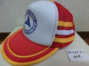 OTTO CAP メッシュキャップ 帽子 レッドｘホワイト オットーキャップ