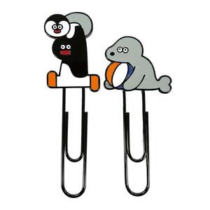 クリップ PINGU×松本セイジ メタルクリップセット ピングー ROBBY 書類整理 オフィス プチギフト