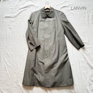 レア☆高級　定価7万　美品　LANVIN　ランバン　チェスターロングコート　ウールシルク　L