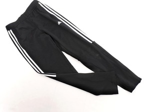 adidas アディダス ロゴ トラック パンツ size160cm/黒 ◇■ ☆ eka6 子供服