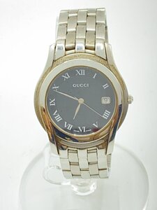 GUCCI◆クォーツ腕時計/アナログ/ステンレス/SLV/5500M//