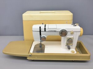 JANOME MODEL 802 超自動 直線ジグザグミシン ジャノメ トピアA フットペダル付 レトロ ジャンク 2412LT205