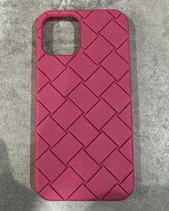 良品/ボッテガヴェネタ/iPhone13 Pro/スマホケース BOTTEGA VENETA/イントレチャート/ラバー シリコン/希少色/最安値