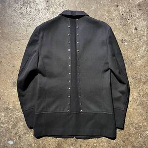 COMME des GARCONS HOMME PLUS 00aw センターピラミッドスタッズジャケット コムデギャルソンオムプリュス 2000aw AD2000 サイズL ネイビー