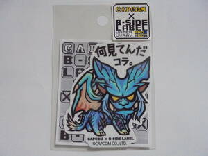 モンスターハンター bside label カプコン ステッカー ナナ・テスカトリ 何見てんだコラ。 新品未使用