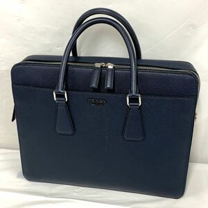 PRADA プラダ バッグ ブリーフケース サフィアーノ ビジネス ロゴ 現状品 og