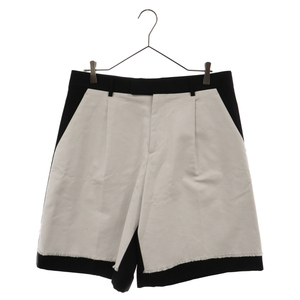 DIOR ディオール Double Layer Shorts ハーフパンツ ブラック/ホワイト 183C101A5113