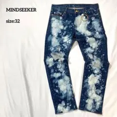 MINDSEEKERマインドシーカー　18AW デストロイブリーチングデニム32