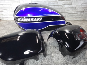 ●絶版美部品【Ｗ６５０：Ｗ４００】 Ｗ３仕様　キャンディーブルーカラー 外装セット ●