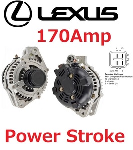 パワーストローク ★ 新品 ハイアンプ 170アンペア レクサス Lexus IS250 IS350 GS300 GS350 GSE20 GSE21 GSE25 27060-31050 27060-31051