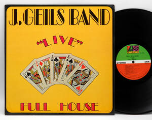 ★US ORIG LP★J. GEILS BAND/Live Full House 1972年 初回BROADWAYアド 傑作ドス黒ブルースロックライヴ 最高 CS付 米国のROLLING STONES