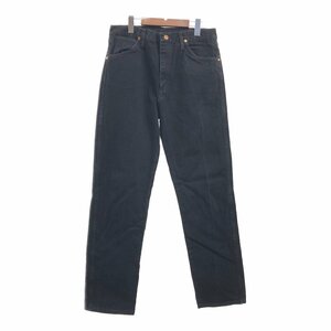 Wrangler ラングラー デニムパンツ アメカジ ブラック (メンズ W33 L34) 中古 古着 Q2389