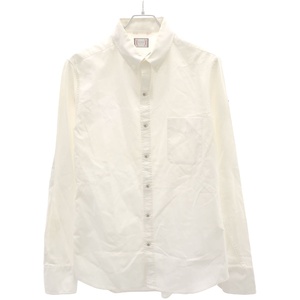 MONCLER GAMME BLEU モンクレールガムブルー CAMICIA ロゴワッペンコットンドレスシャツ B23915203920 ホワイト 2 ITP4TYNV24F2