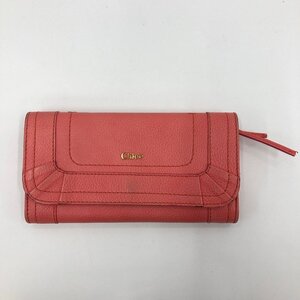 Chloe　クロエ　長財布　ウォレット　パラティ　無地　【DABE3097】