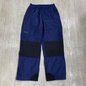 Columbia 2LAYER Snow Pants コロンビア トゥーレイヤー ナイロン アウトドア ロング スノー パンツ SM8040 ネイビー × ブラック SIZE L