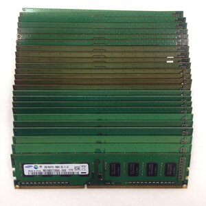 1円～ PC堂 デスクトップメモリ SAMSUNG M378B5773CH0 / DH0 DDR3-1333 2GB PC3-10600U 25枚セット MW00272