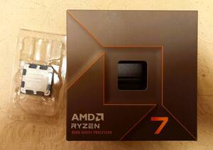 【現行モデル・美品】AMDの８コアCPU「Ryzen 7 8700F」（AM5）【外箱・付属品おまけ】