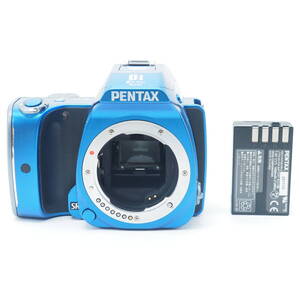 100072☆極上品☆RICOH デジタル一眼レフ PENTAX K-S1 ボディ ブルー K-S1 BODY KIT BLUE 06484