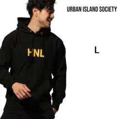 Urban island Society HNLロゴ パーカー L size