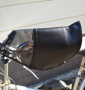 自転車用品　電動アシスト/一般自転車用ハンドルカバー　あったかボア付き　【ブラック（黒）】　MARUTO　　