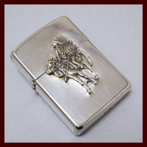 ★【zippo】インディアン ネイティブアメリカン ライター★ジッポ 1992年