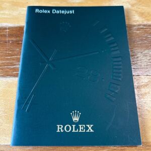  4029【希少必見】ロレックス デイトジャスト 冊子 2001年度版 ROLEX DATEJUST 定形郵便110円可能