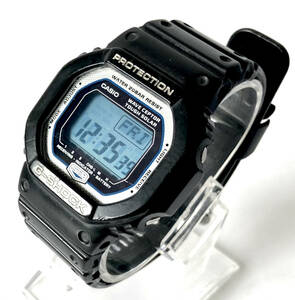 CASIO カシオ G-SHOCK GW-5600LVJ ブラック デジタル ソーラー電池 二次電池交換済 バックライト点灯済 時刻調整済 動作品 中古