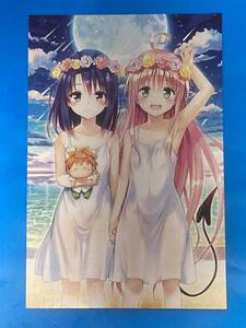 To LOVEる　とらぶる　 原画展 ポストカード　ｃ2 （検索） ヤミ ララ モモ　美柑 春菜 ナナ 唯　メア