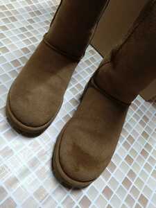 UGG ムートンブーツ アグ CLASSIC TALL US８ Chestnut