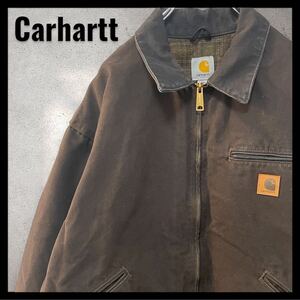 【即完売モデル】カーハート デトロイト ジャケット Carhartt デトロイトジャケット 90s 古着 carhartt 入手困難 2XL ダック 