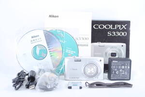 ★極上美品★ニコン NIKON COOLPIX S3300 ★付属品充実★#L233