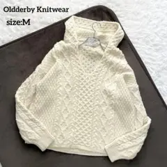 Oldderby Knitwear ニットパーカー アランケーブル イギリス製