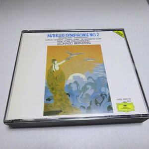 国内初期盤/2CD/背ヤケ「マーラー：交響曲第2番《復活》」バーンスタイン＆ニューヨーク・フィル/F60G-20217