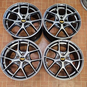 メッシュ　RMP　18インチ　7.5J+43　8J+36　5H-120　ハブ約72.5mm　中古