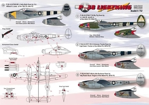 プリントスケール 72-016 1/72 P-38 ライトニング