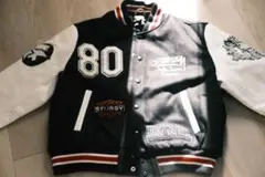 激レアStussy TTL VARSITY JACKET "Black"