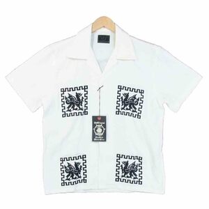 BULLORIGINAL BSMG-19-SS-06 ベイサイドモーターギア DRAGON GUATEMALA シャツ 半袖Tシャツ 白 S