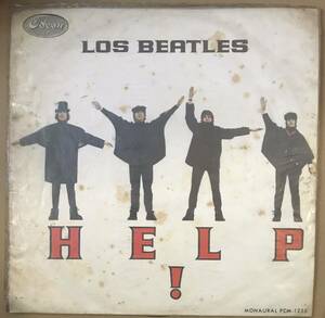 南米ペルー盤 LOS BEATLES HELP! PCM-1255 MONO DEEP GROOVE