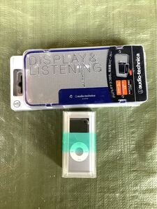 1円スタート!! 未使用品 iPod nano 2GB A1199 silver オーディオテクニカ コンパクトスピーカー付き!! 売り切り!!