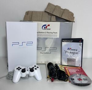 ★動作確認済★ PlayStation 2 PS2 本体 SONY PS2 PlayStation 2 パール　ホワイト　SCPH-55000 GT CWソニー SONY GT CWソニー GT 